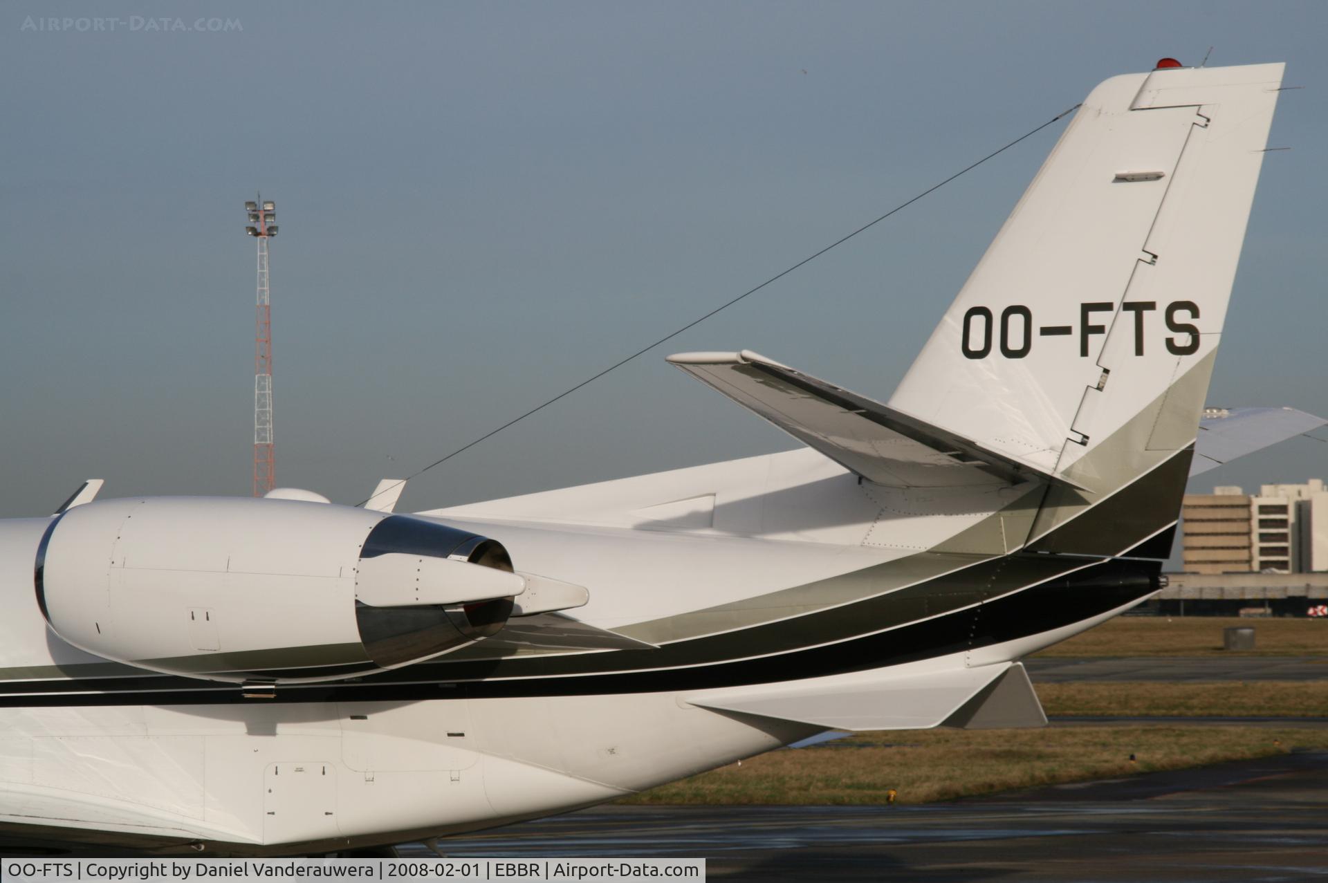 OO-FTS, 2003 Cessna 560XL  Citation Excel C/N 560-5318, tail