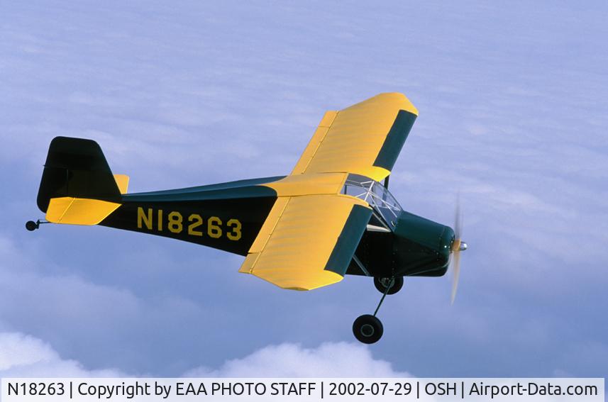 N18263, 2001 Wittman Buttercup C/N 001X, ABOVE LAKE WINABAGO WI