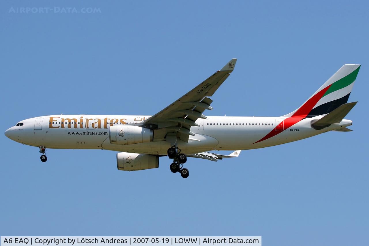 A6-EAQ, 2003 Airbus A330-243 C/N 518, Emirates