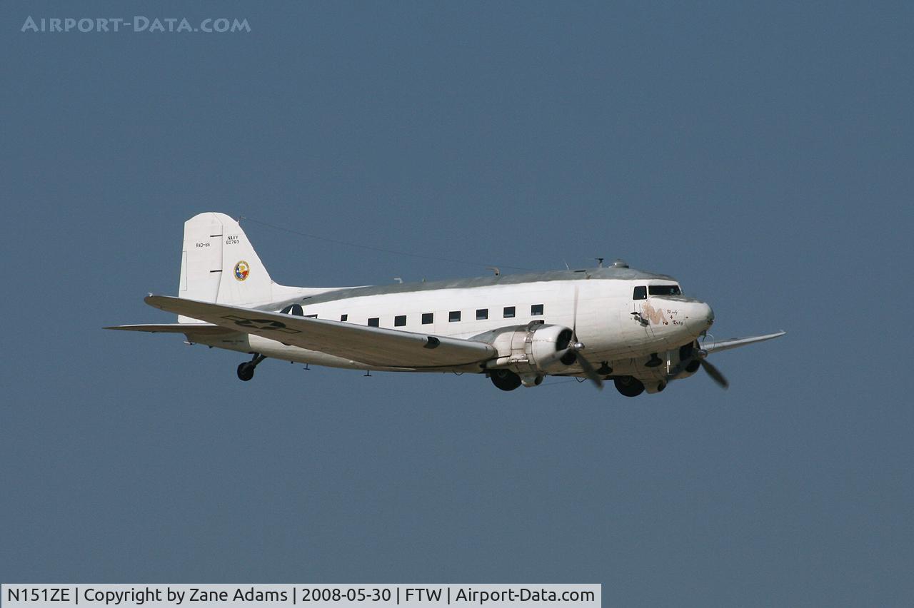 N151ZE, 1944 Douglas DC-3 C/N 50783, At Meacham Field - Cowtown Warbird Roundup