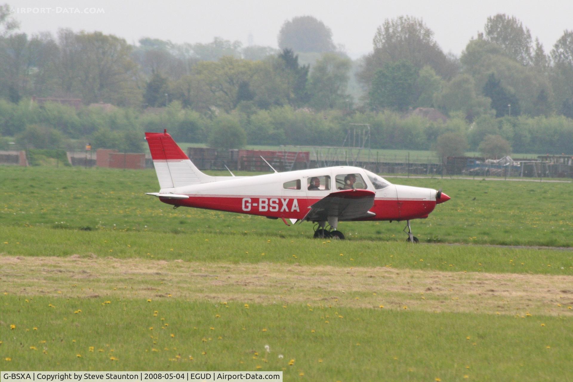 G-BSXA, 1984 Piper PA-28-161 Cherokee Warrior II C/N 28-8416121, Taken at Abingdon Air & County Show 2008 in aid of the Thames Valley and Chiltern Air Ambulance (http://www.abingdonfayre.com/)
