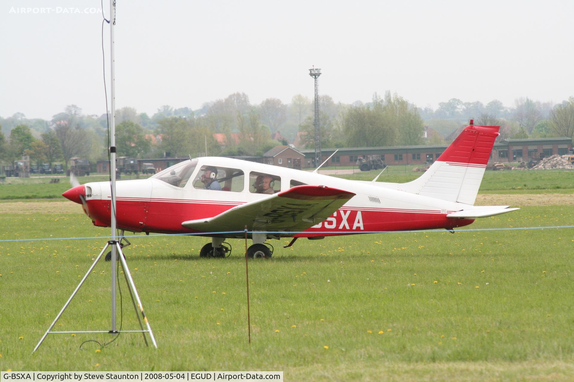 G-BSXA, 1984 Piper PA-28-161 Cherokee Warrior II C/N 28-8416121, Taken at Abingdon Air & County Show 2008 in aid of the Thames Valley and Chiltern Air Ambulance (http://www.abingdonfayre.com/)