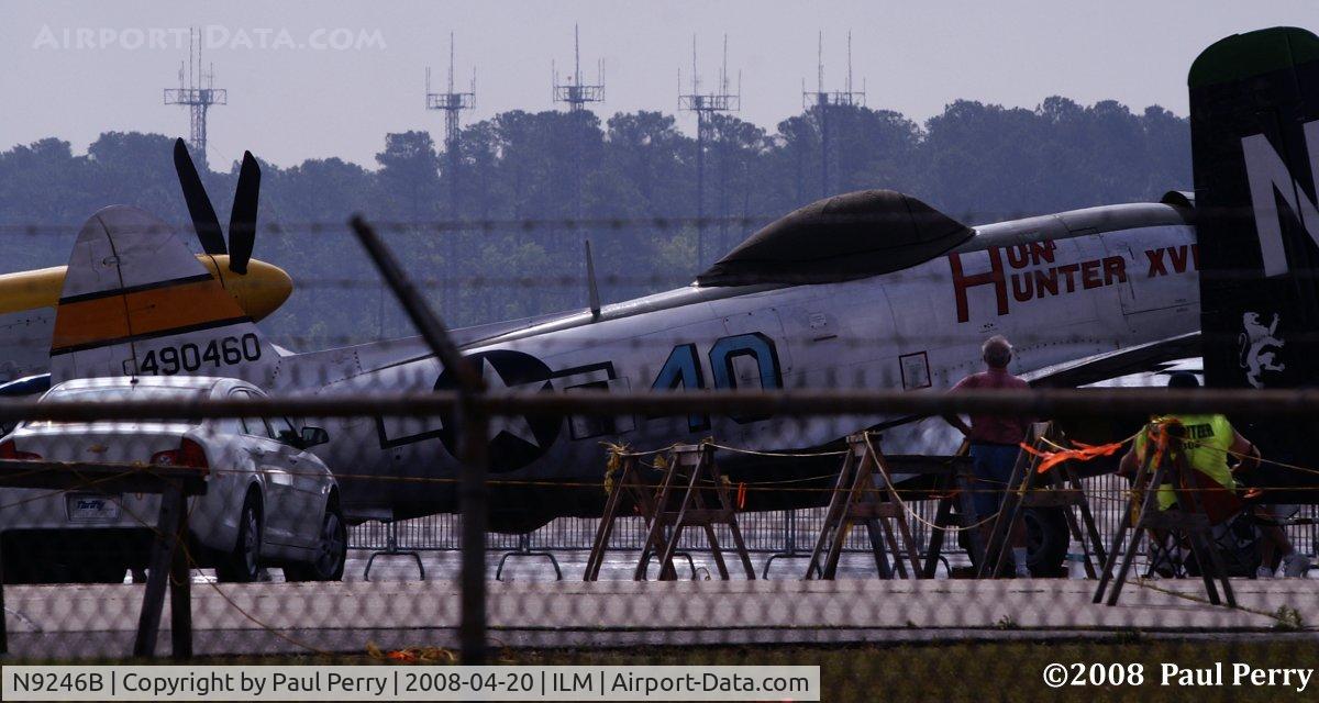 N9246B, 1944 Republic P-47D Thunderbolt C/N 339-55605, Toughest girl on the ramp