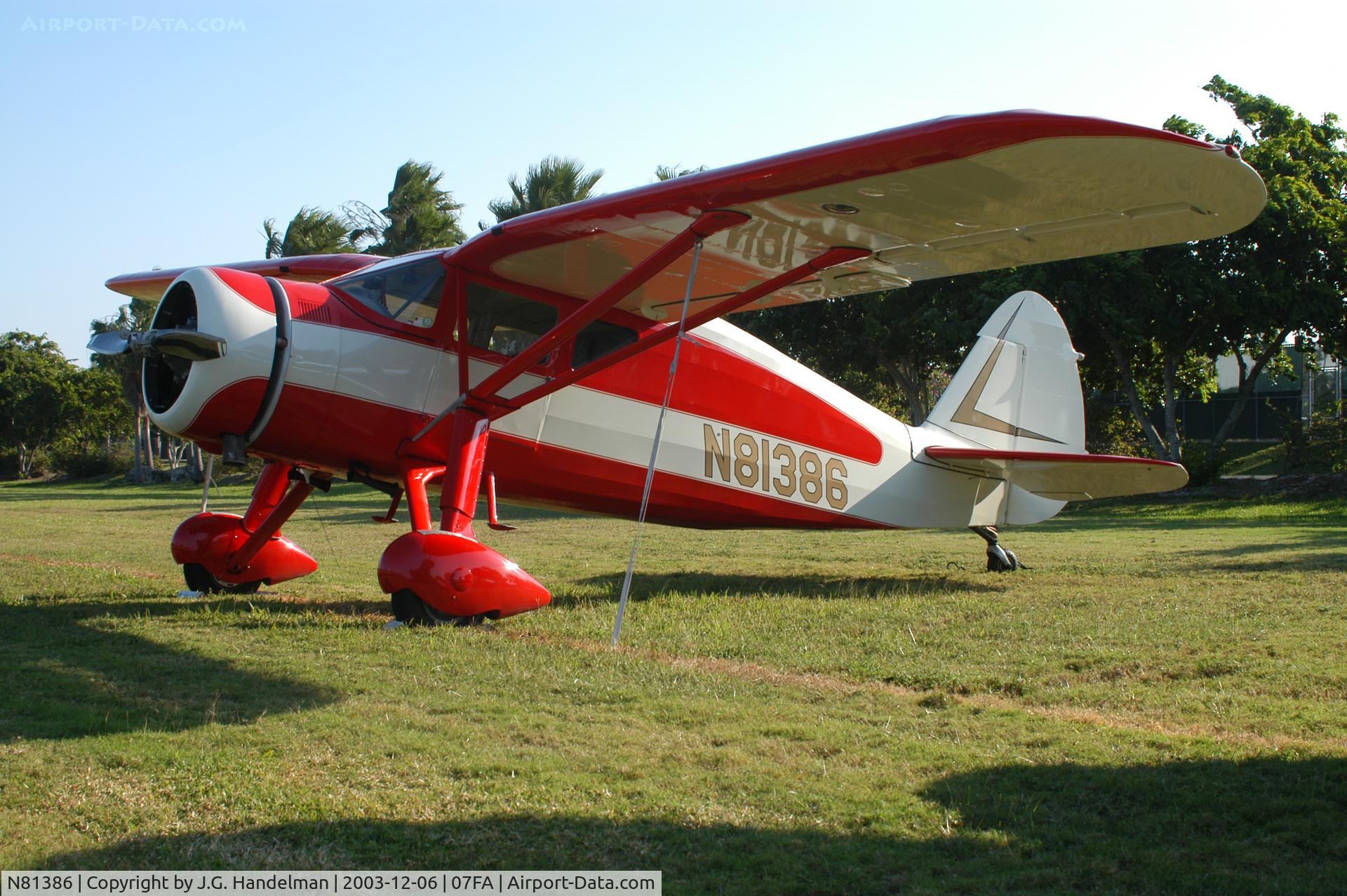 N81386, 1946 Fairchild 24W-46 C/N W46286, at  Ocean Reef Club