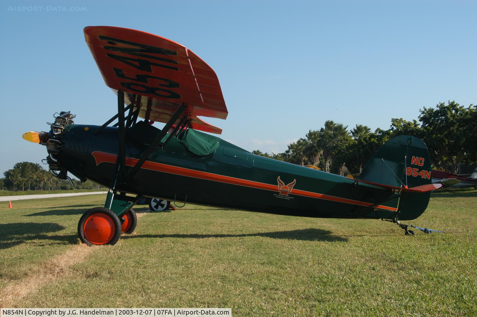 N854N, 1929 Davis D-1-W C/N 127, at Ocean Reef Vintage Weekend