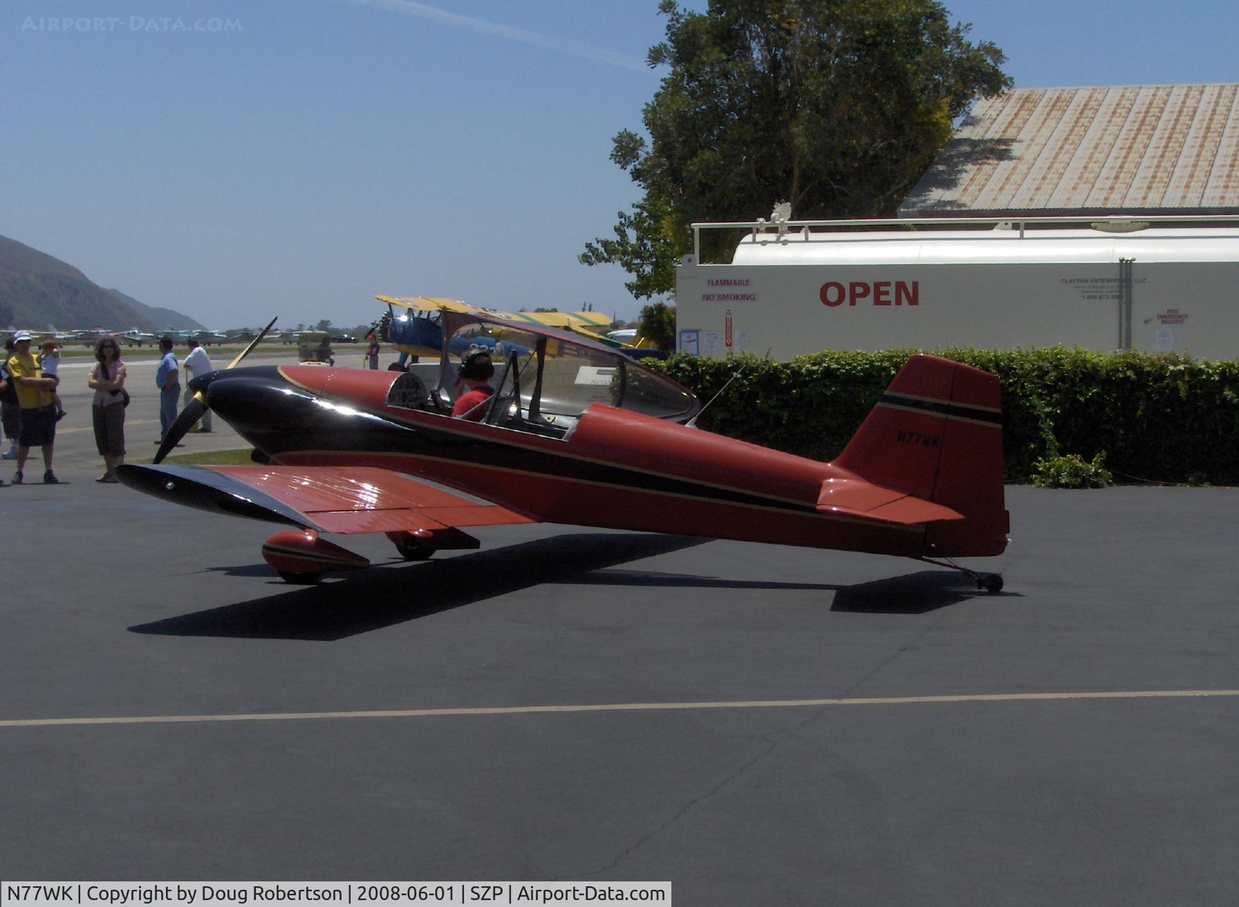 N77WK, 1990 Vans RV-4 C/N 1468, 1990 Wendel VAN's RV-4, Lycoming O-320, taxi