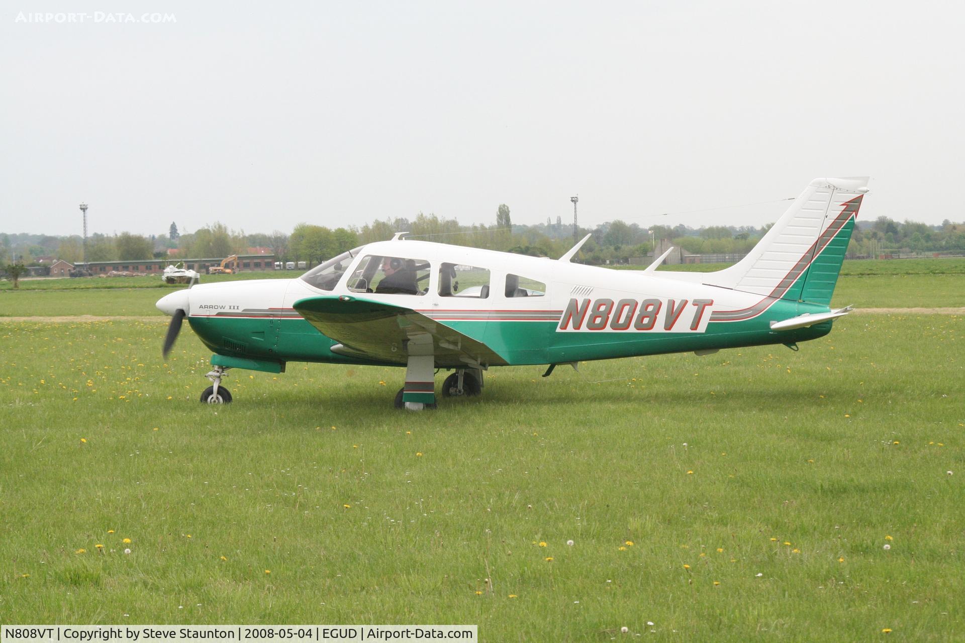 N808VT, 1977 Piper PA-28R-201 Cherokee Arrow III C/N 28R-7737051, Taken at Abingdon Air & County Show 2008 in aid of the Thames Valley and Chiltern Air Ambulance (http://www.abingdonfayre.com/)