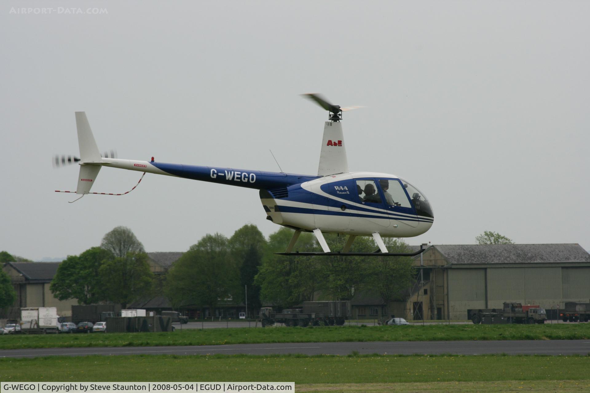 G-WEGO, 2004 Robinson R44 Raven II C/N 10325, Taken at Abingdon Air & County Show 2008 in aid of the Thames Valley and Chiltern Air Ambulance (http://www.abingdonfayre.com/)