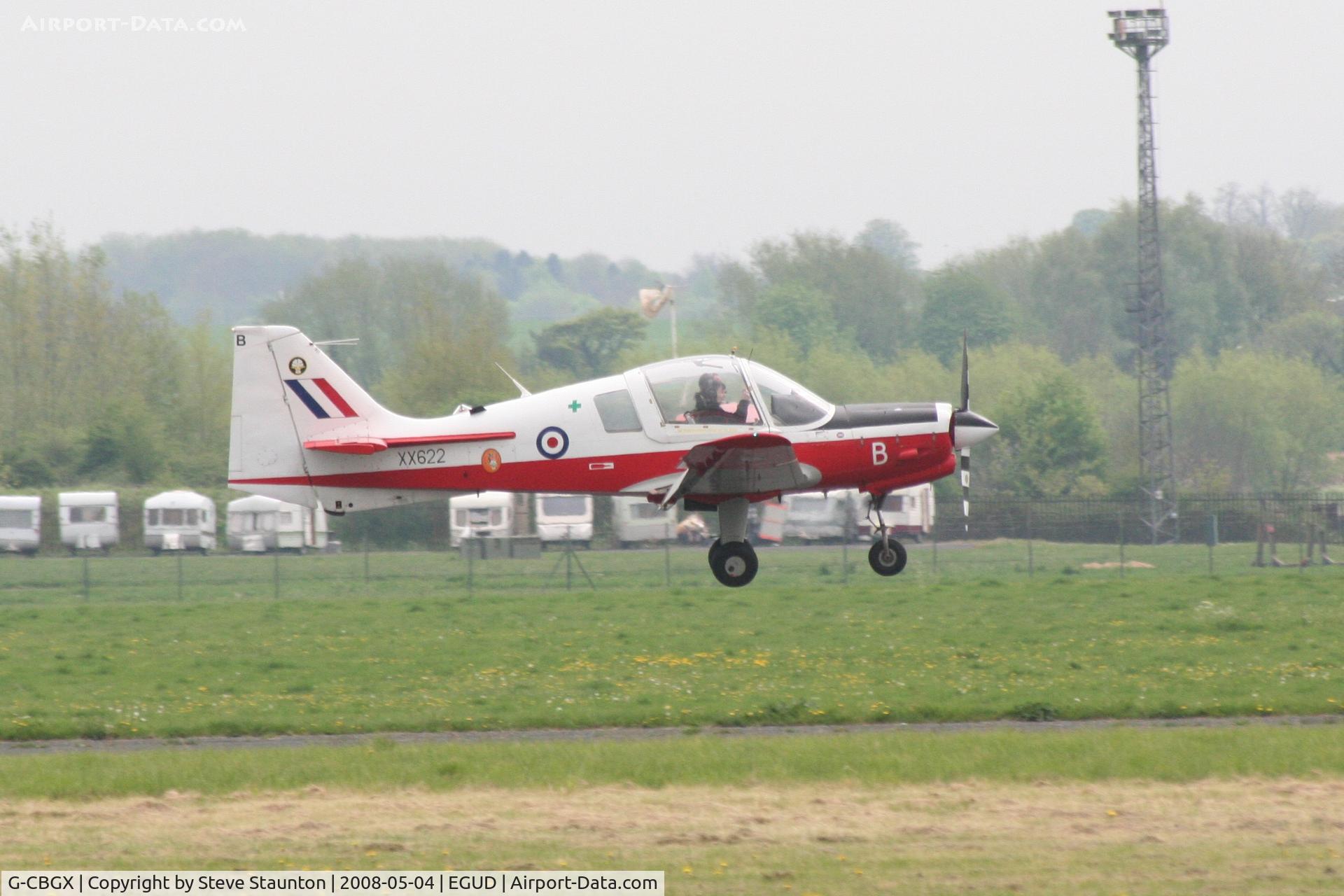 G-CBGX, 1974 Scottish Aviation Bulldog T.1 C/N BH120/287, Taken at Abingdon Air & County Show 2008 in aid of the Thames Valley and Chiltern Air Ambulance (http://www.abingdonfayre.com/)