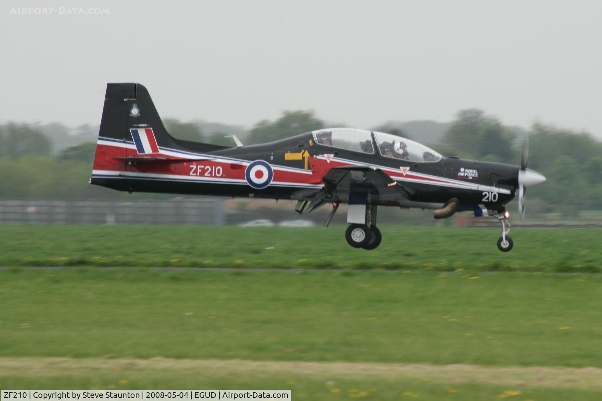 ZF210, 1989 Short S-312 Tucano T1 C/N S037/T35, Taken at Abingdon Air & County Show 2008 in aid of the Thames Valley and Chiltern Air Ambulance (http://www.abingdonfayre.com/)