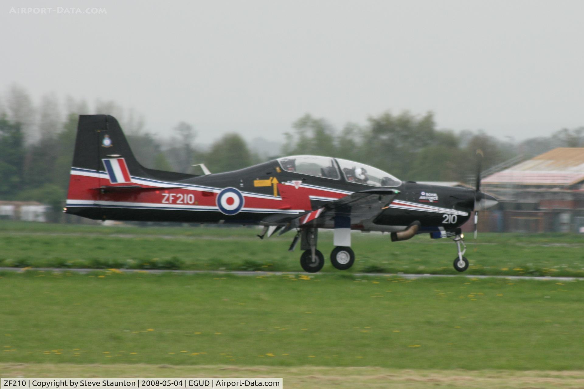 ZF210, 1989 Short S-312 Tucano T1 C/N S037/T35, Taken at Abingdon Air & County Show 2008 in aid of the Thames Valley and Chiltern Air Ambulance (http://www.abingdonfayre.com/)