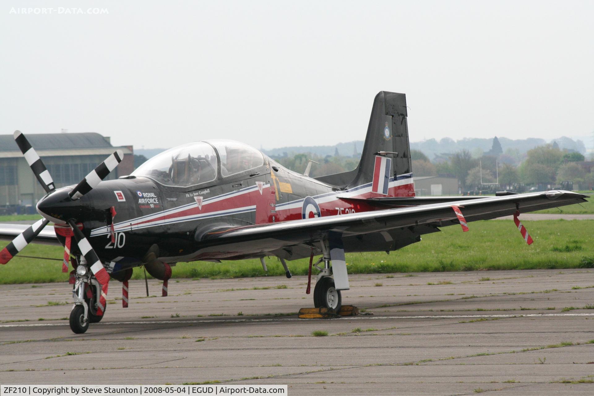 ZF210, 1989 Short S-312 Tucano T1 C/N S037/T35, Taken at Abingdon Air & County Show 2008 in aid of the Thames Valley and Chiltern Air Ambulance (http://www.abingdonfayre.com/)
