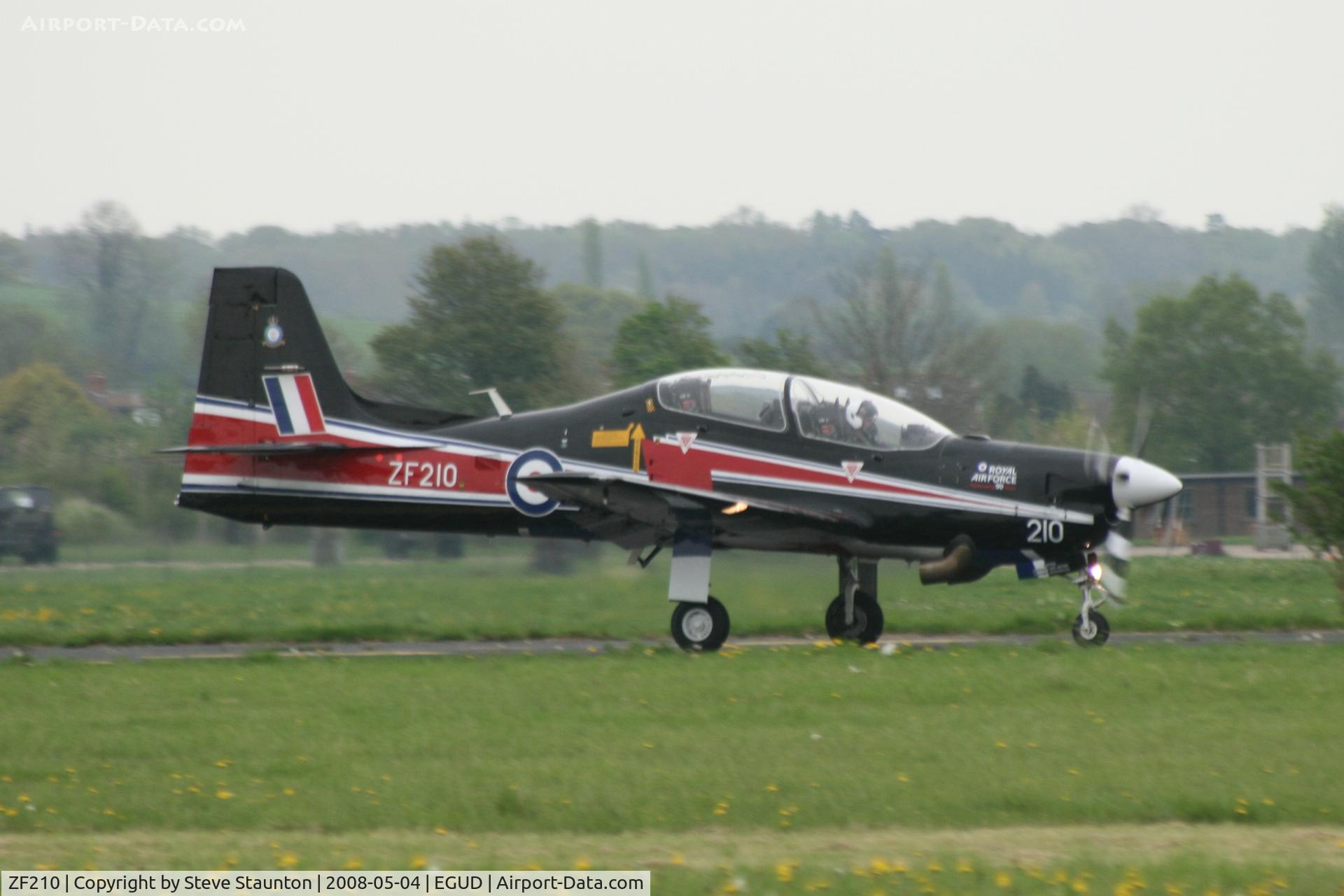 ZF210, 1989 Short S-312 Tucano T1 C/N S037/T35, Taken at Abingdon Air & County Show 2008 in aid of the Thames Valley and Chiltern Air Ambulance (http://www.abingdonfayre.com/)