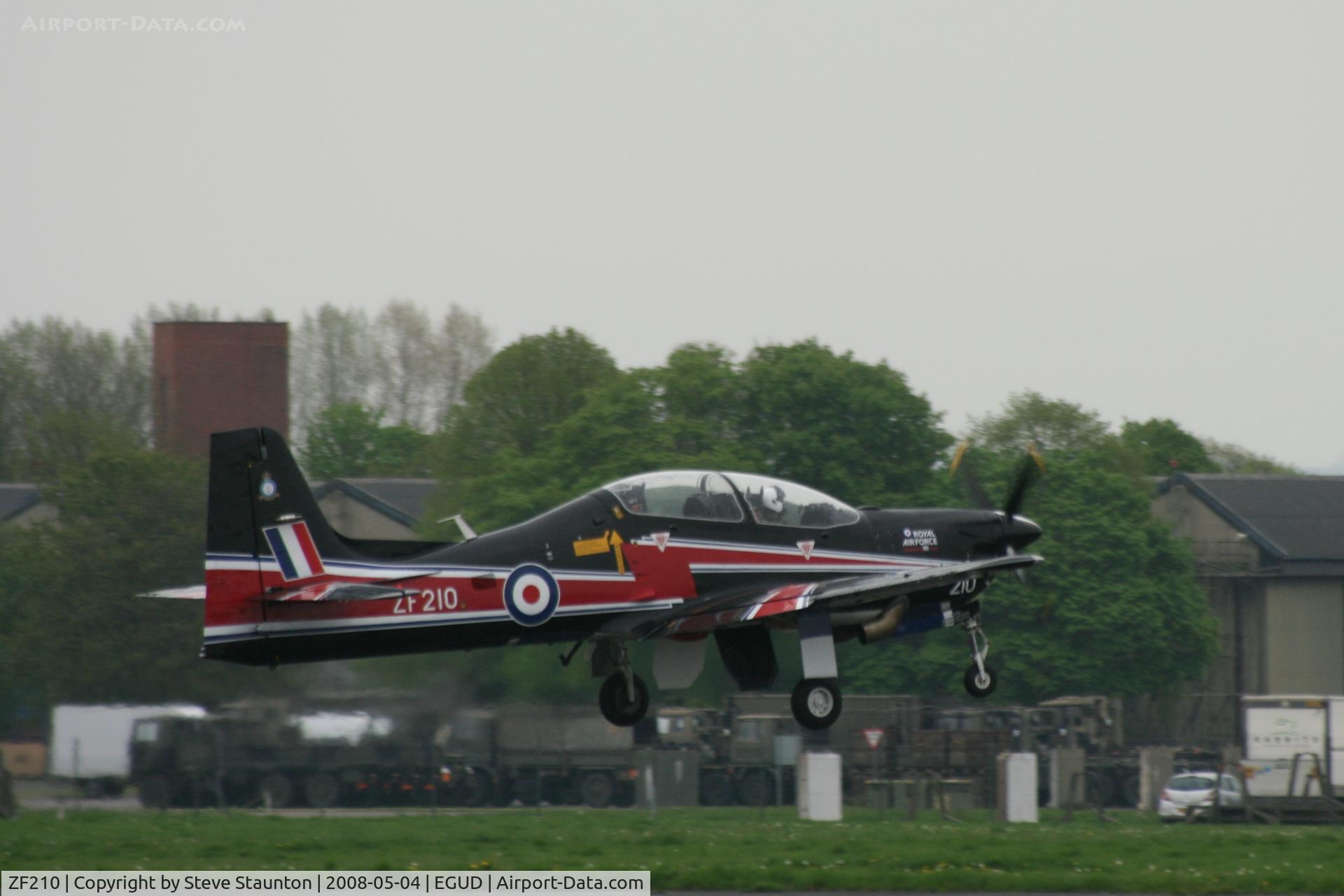 ZF210, 1989 Short S-312 Tucano T1 C/N S037/T35, Taken at Abingdon Air & County Show 2008 in aid of the Thames Valley and Chiltern Air Ambulance (http://www.abingdonfayre.com/)
