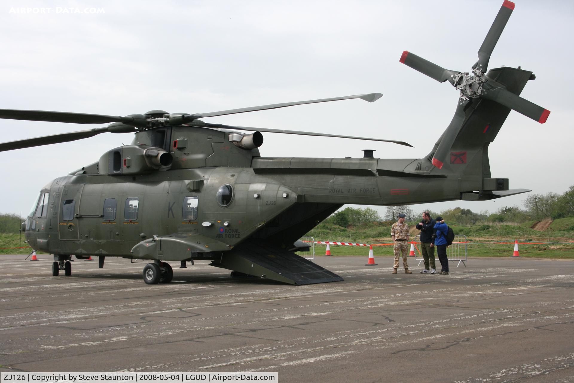 ZJ126, 2000 Westland Merlin HC.3 C/N 50141/RAF10, Taken at Abingdon Air & County Show 2008 in aid of the Thames Valley and Chiltern Air Ambulance (http://www.abingdonfayre.com/)