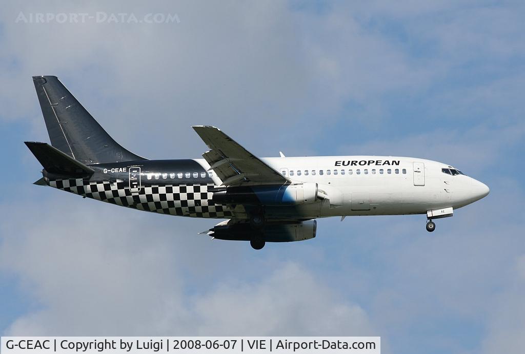 G-CEAC, 1974 Boeing 737-229 C/N 20911, European Air Charter 737-200
