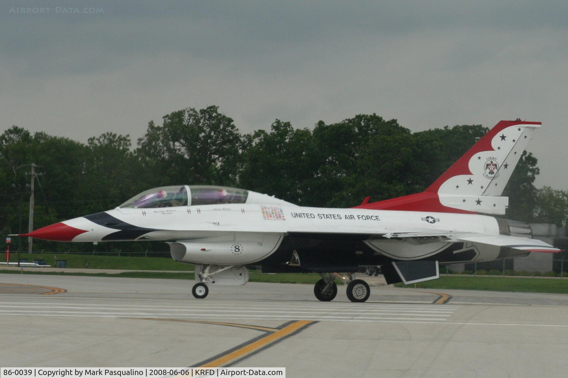 86-0039, 1986 General Dynamics F-16D Fighting Falcon C/N 5D-43, F-16D