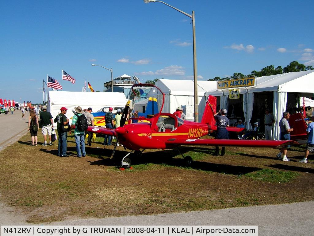 N412RV, 2008 Vans RV-12 C/N 2, At Sun n Fun 2008