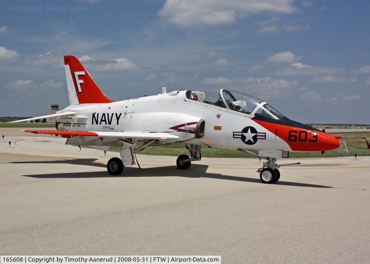 165608, Boeing T-45C Goshawk C/N C066, McDonnell Douglas T-45A Goshawk, Cowtown Roundup 2008, BuNo 165608
