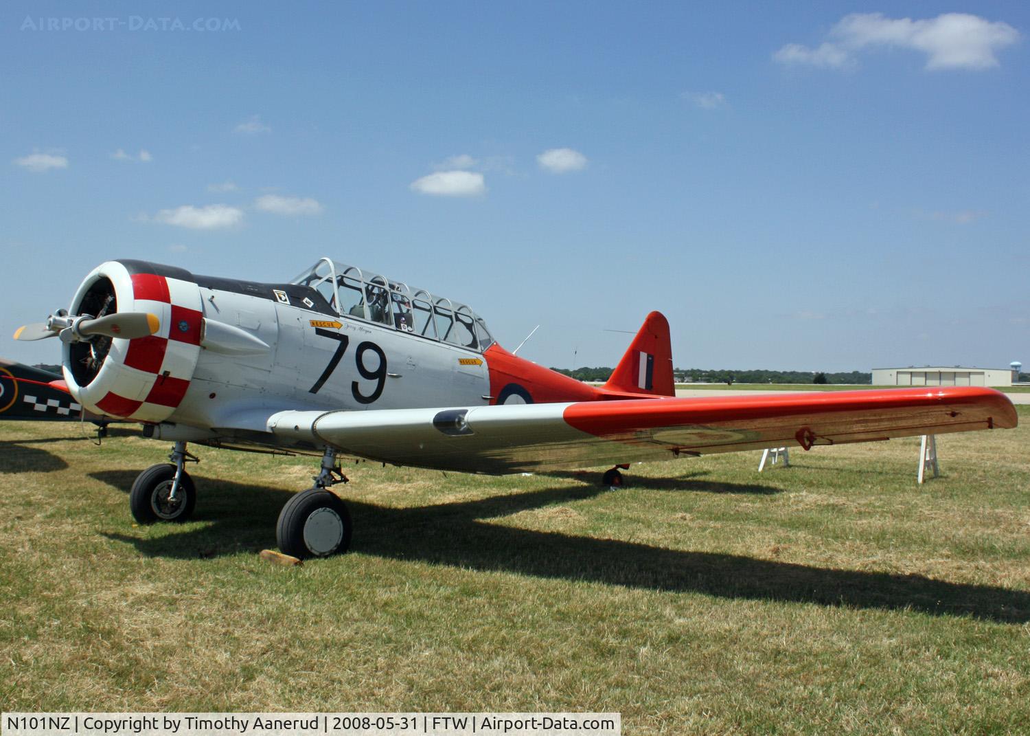 N101NZ, 1944 North American AT-6D Texan C/N 88-15611, Cowtown Roundup 2008