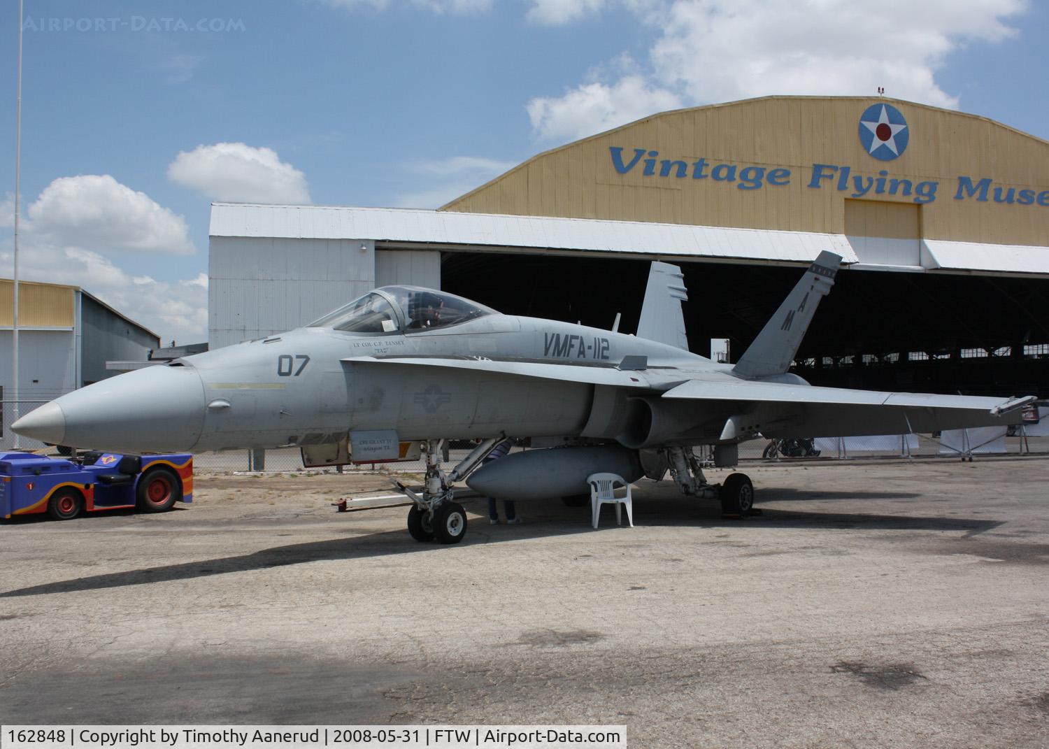 162848, McDonnell Douglas F/A-18A Hornet C/N 0374, McDonnell-Douglas F/A-18 Hornet, Cowtown Roundup 2008, BuNo 162848