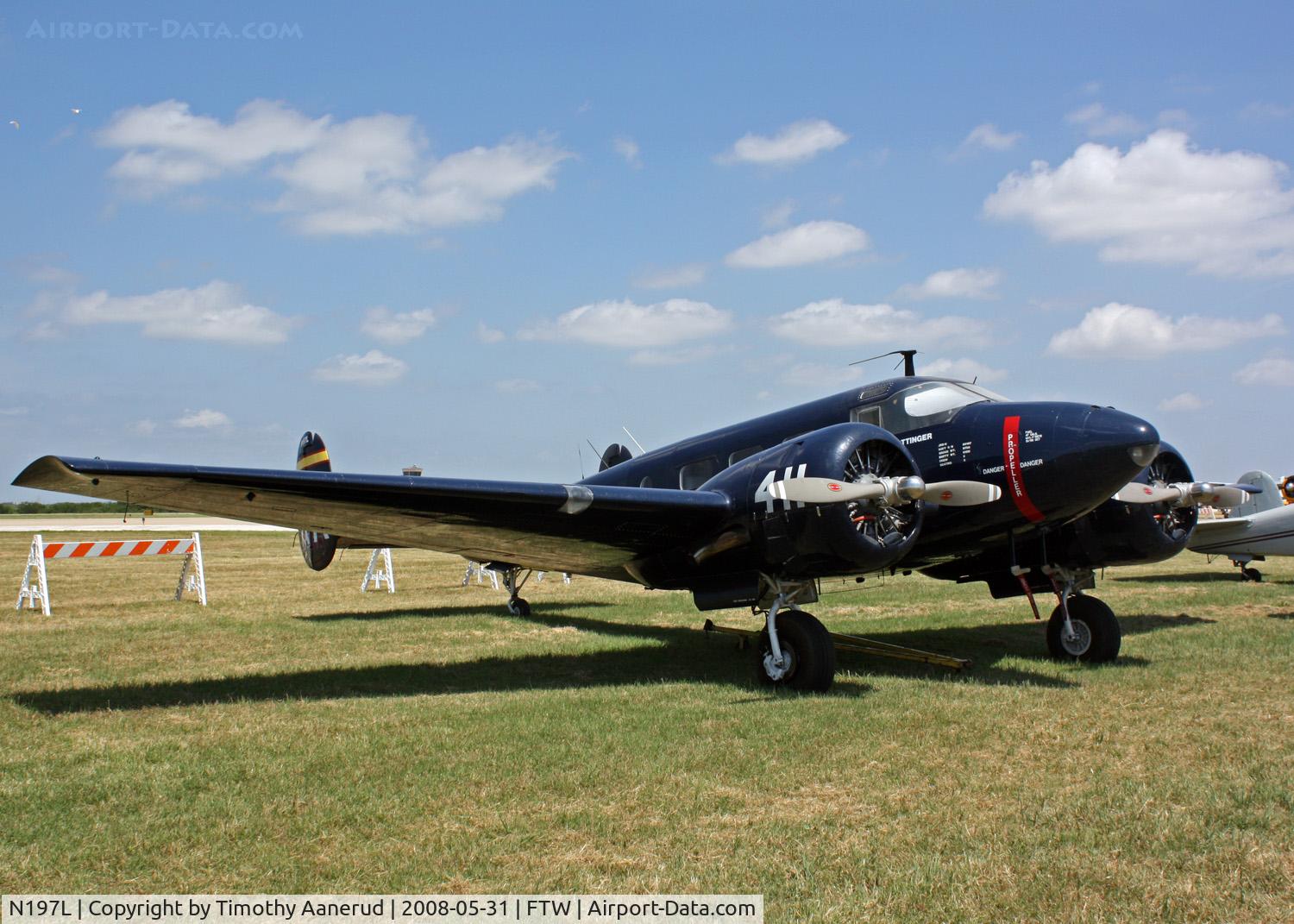 N197L, 1947 Beech D18S C/N A-361, Cowtown Roundup 2008