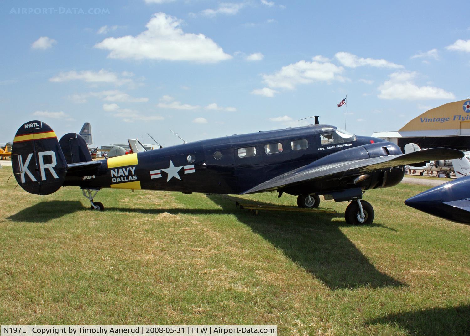 N197L, 1947 Beech D18S C/N A-361, Cowtown Roundup 2008