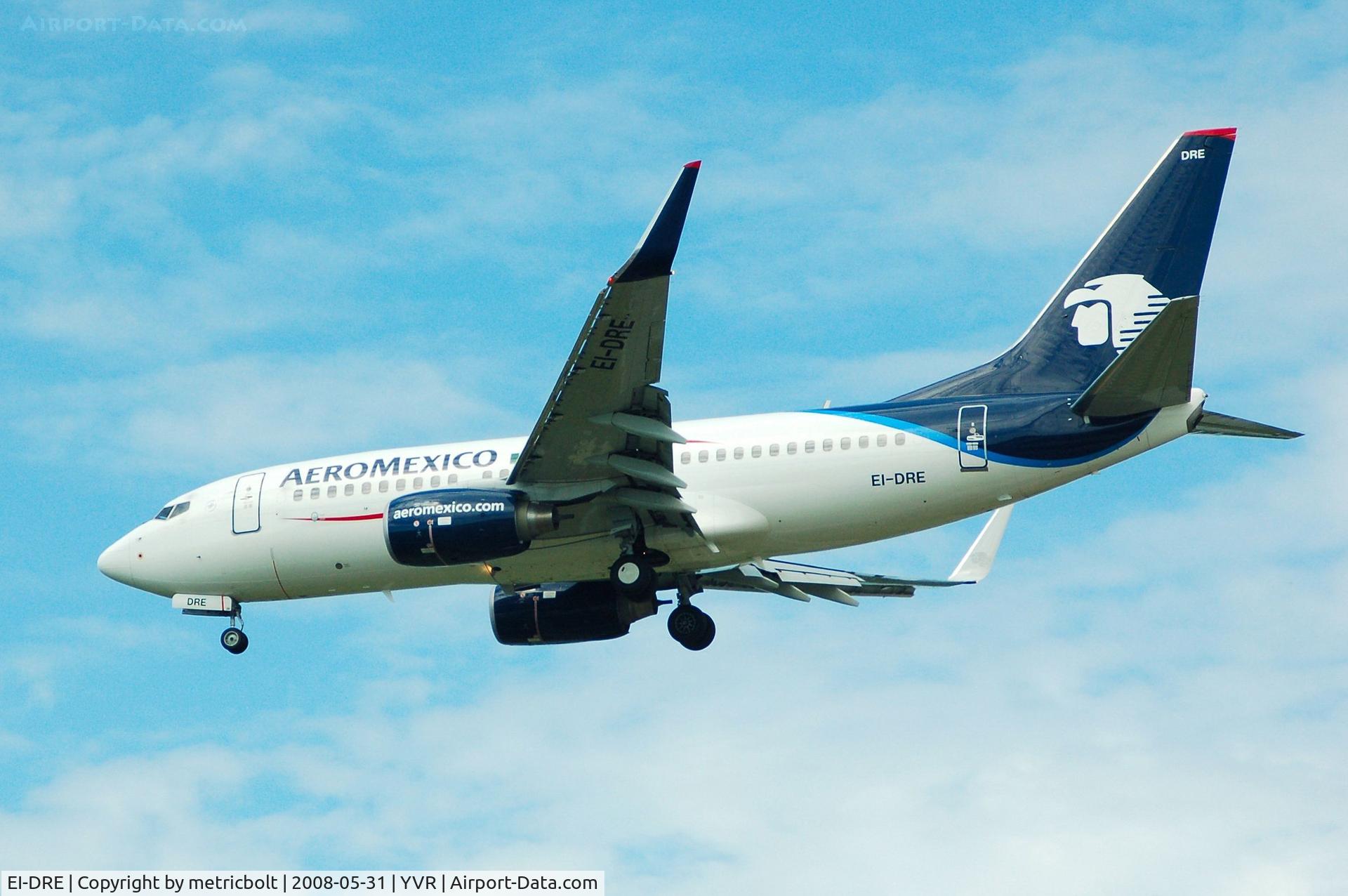 EI-DRE, 2006 Boeing 737-752 C/N 35787, Arriving in YVR from Cancun.