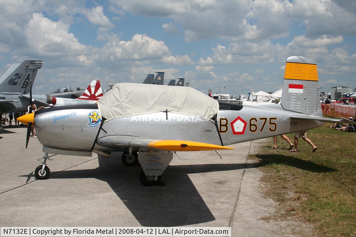 N7132E, 1955 Beech T-34A Mentor Mentor C/N G-761, T-34