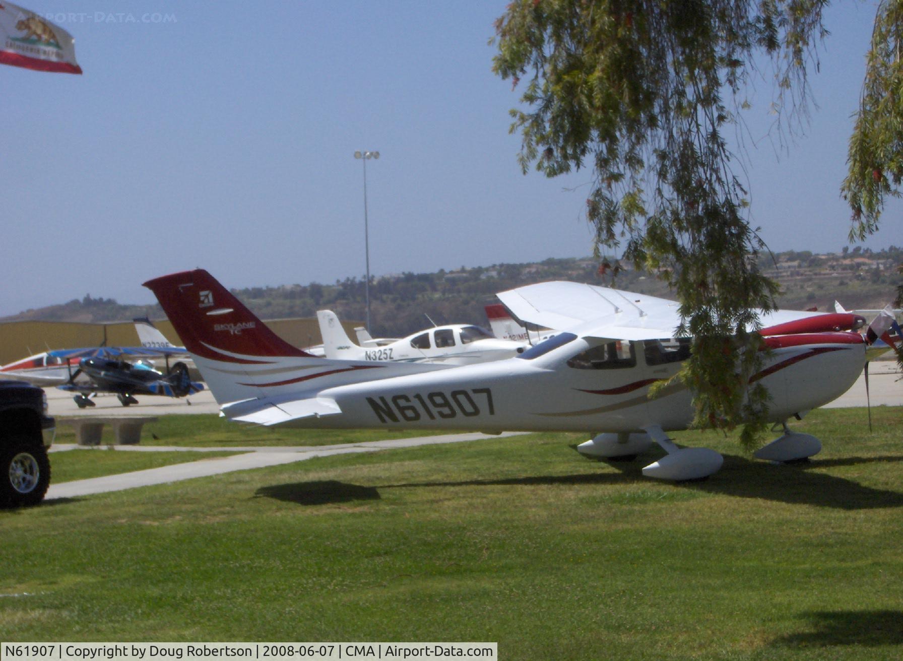 N61907, 2008 Cessna T182T Turbo Skylane C/N T18208861, 2008 Cessna T182T TURBO SKYLANE, Lycoming TIO-540-AK1A 235 Hp, the Raytheon Beech B300 with same N number is deregistered.