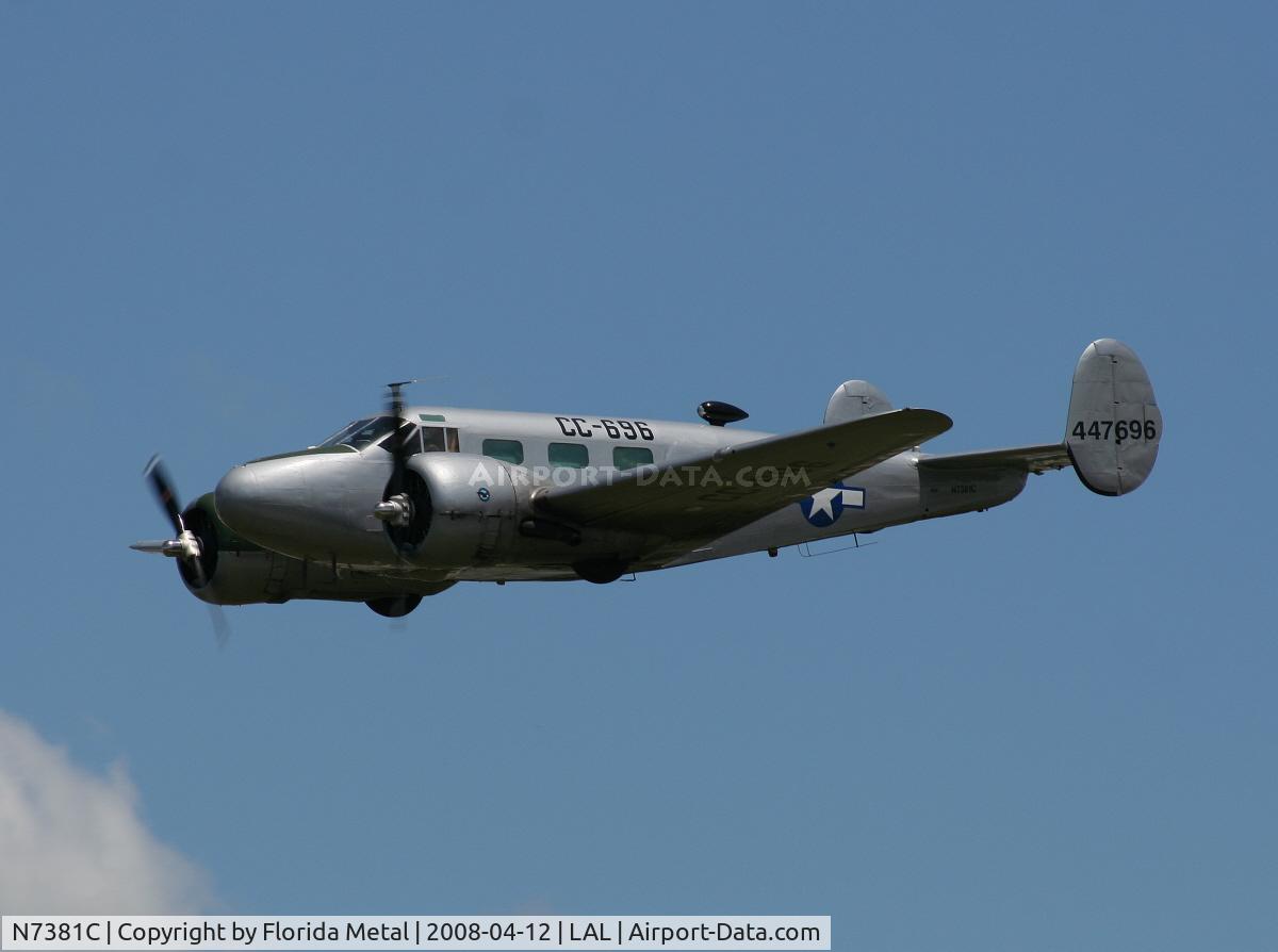 N7381C, 1944 Beech C18S C/N 8104, C-45