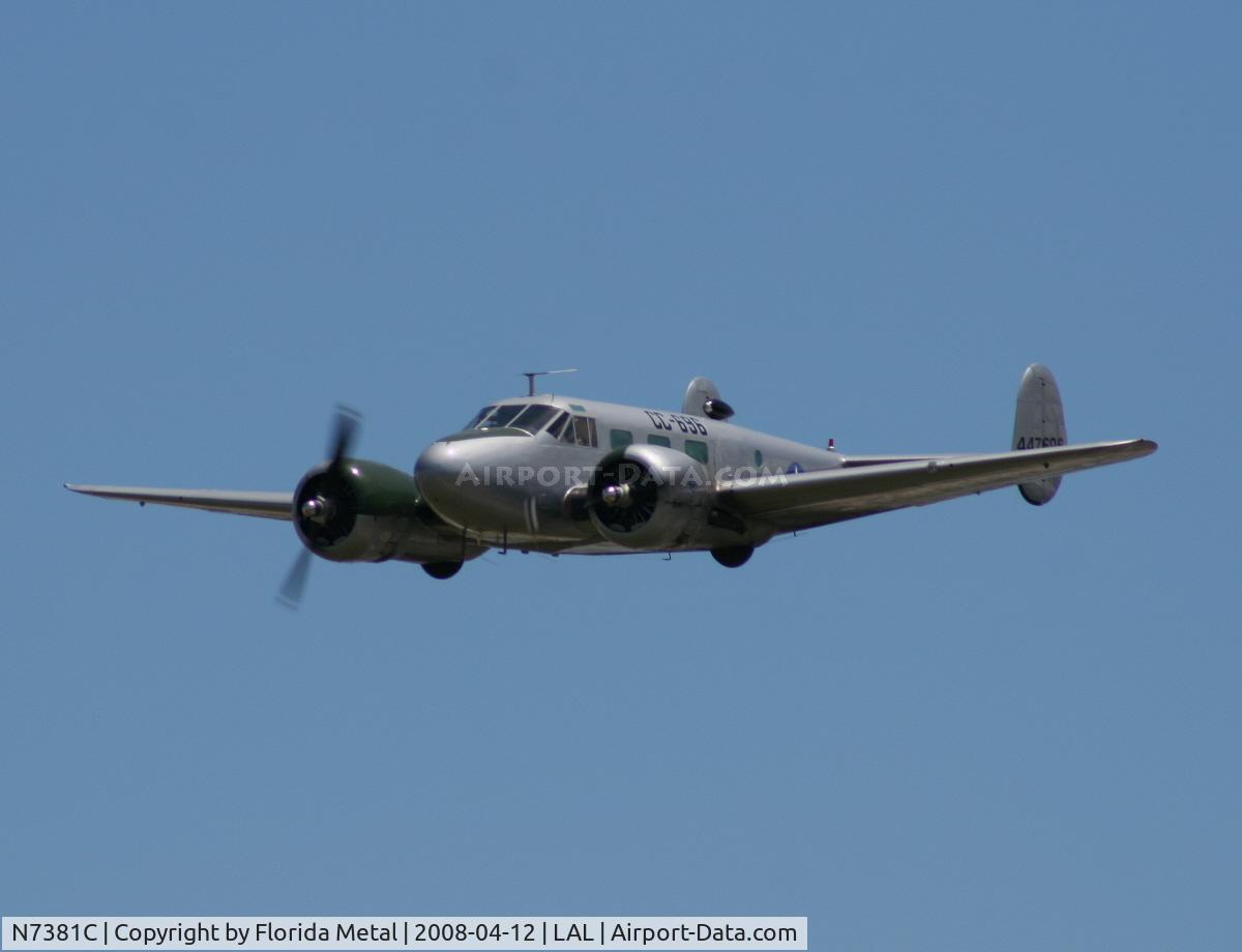 N7381C, 1944 Beech C18S C/N 8104, C-45