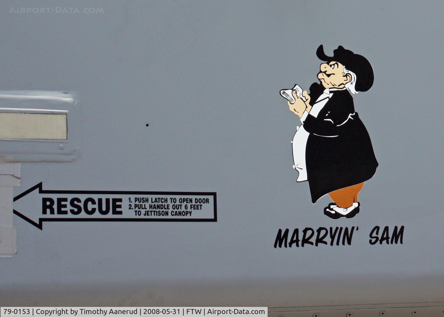 79-0153, 1978 Fairchild Republic A-10A Thunderbolt II C/N A10-0417, artwork, Cowtown Roundup 2008