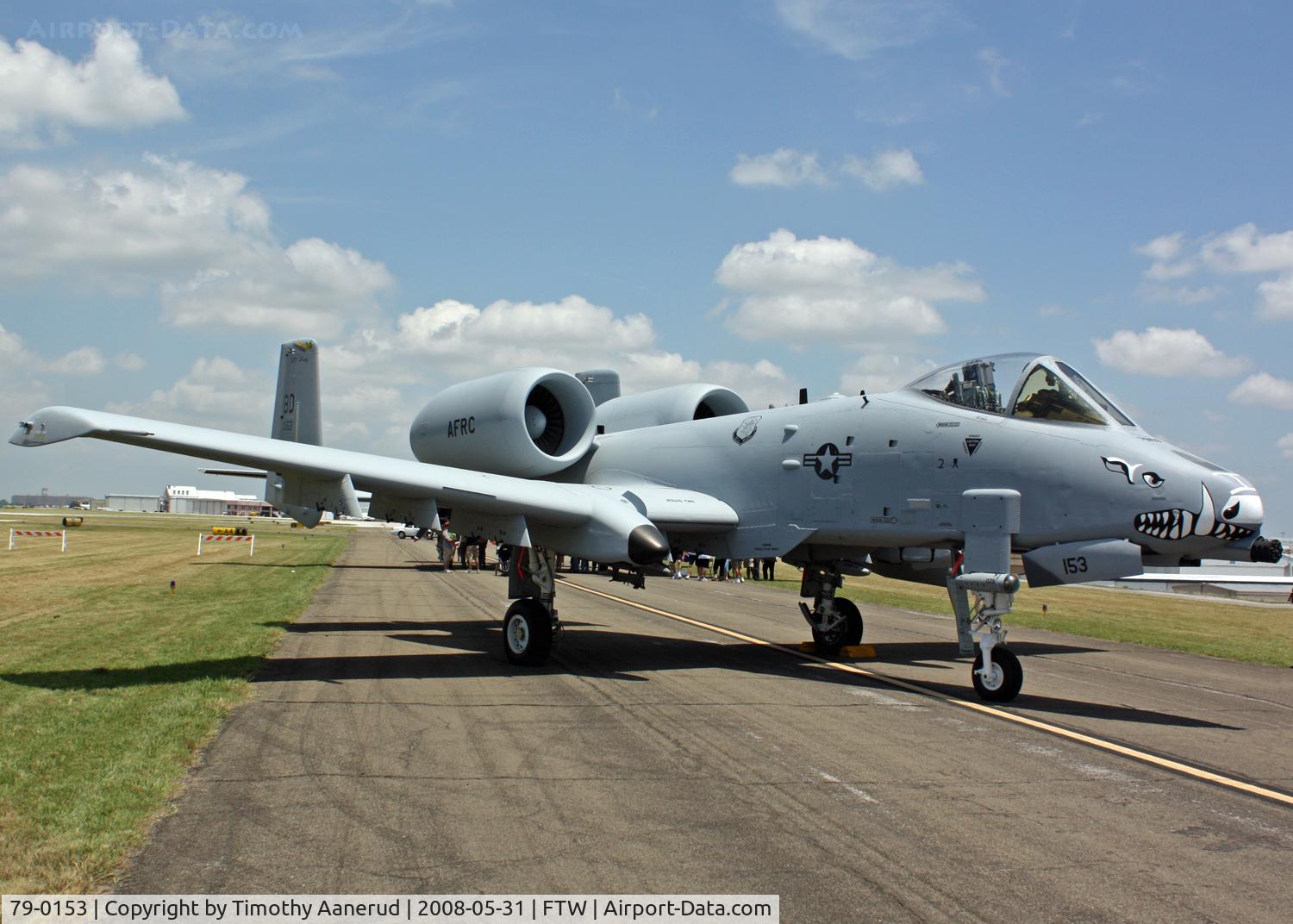 79-0153, 1978 Fairchild Republic A-10A Thunderbolt II C/N A10-0417, Fairchild Republic A-10A Thunderbolt II, Cowtown Roundup 2008, 79-0153