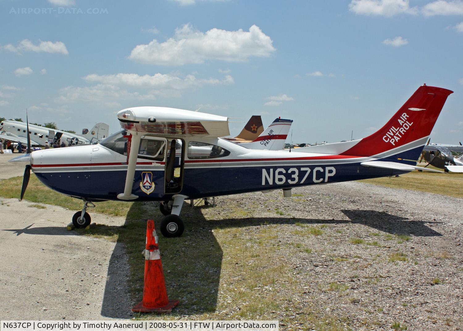 N637CP, 2005 Cessna 182T Skylane C/N 18281532, Cowtown Warbird Roundup 2008, Civil Air Patrol display, 2005 Cessna 182T Skylane, c/n 18281532