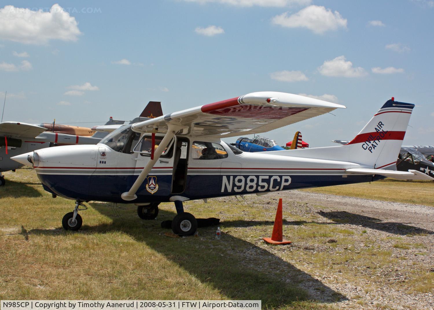 N985CP, 1997 Cessna 172R C/N 17280235, 1997 Cessna 172R Skyhawk, c/n 17280235, Cowtown Warbird Roundup 2008, Civil Air Patrol display
