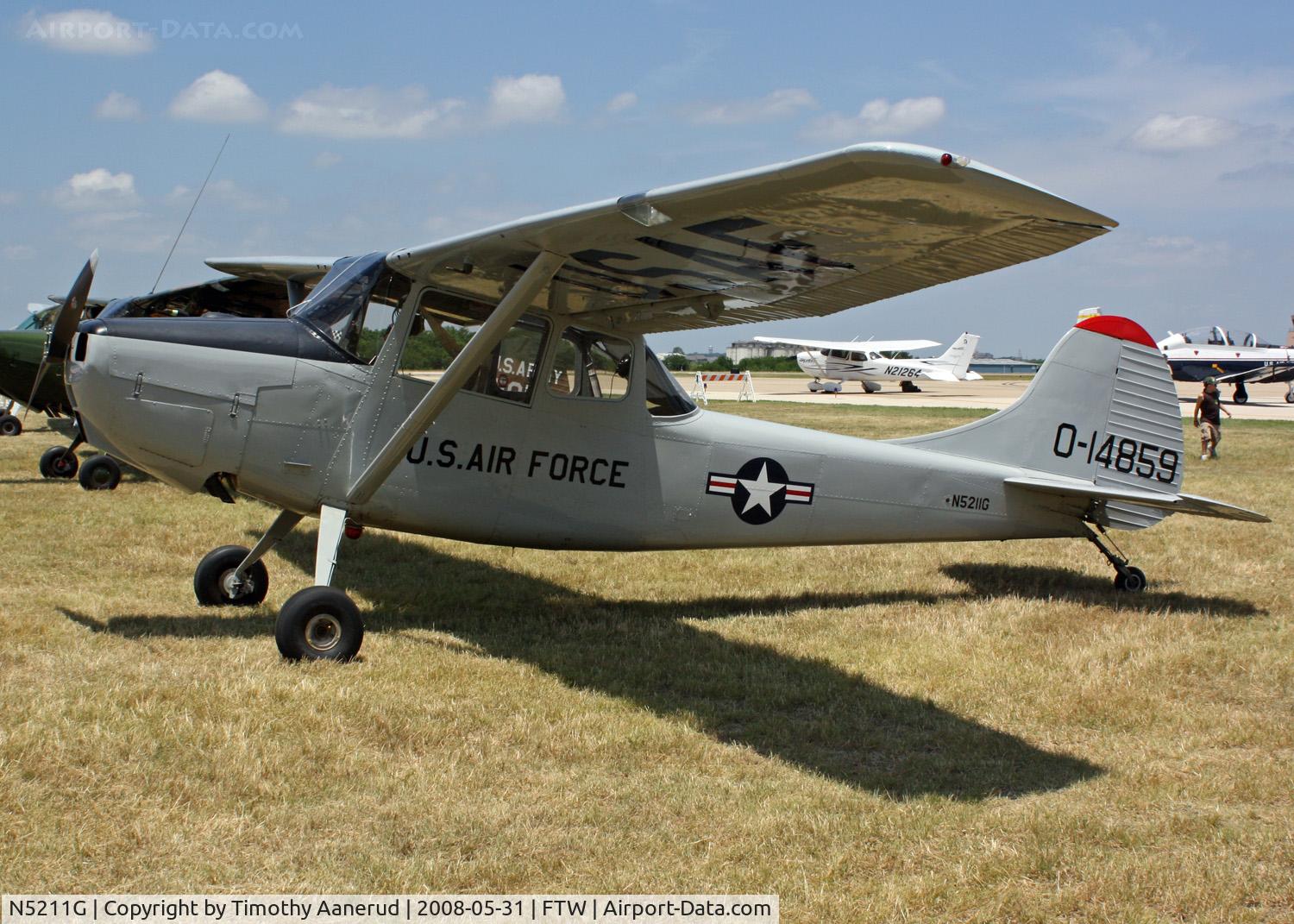 N5211G, 1951 Cessna 305A C/N 21744, Cowtown Warbird Roundup 2008