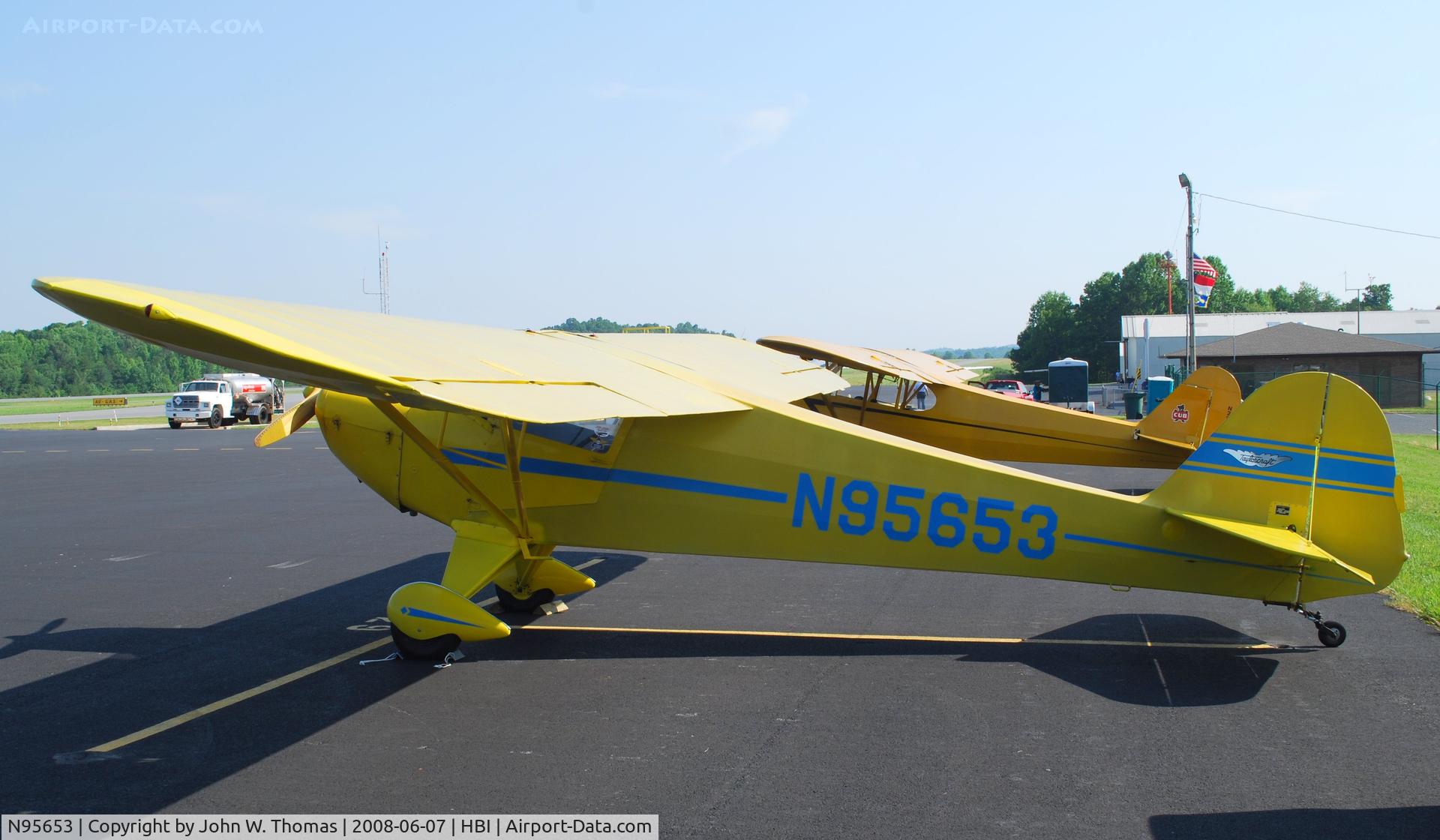 N95653, 1946 Taylorcraft BC12-D C/N 7953, At rest