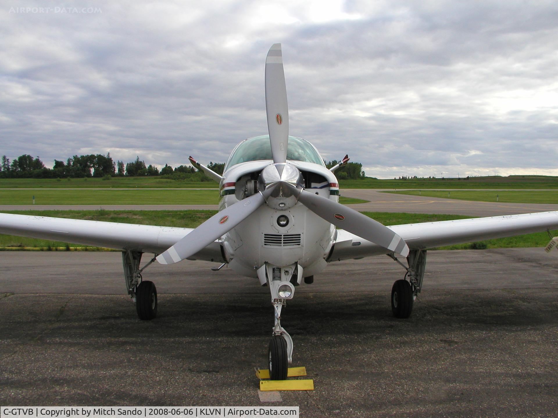C-GTVB, 1973 Beech V35B Bonanza C/N D-9481, Parked on the ramp at Airlake.
