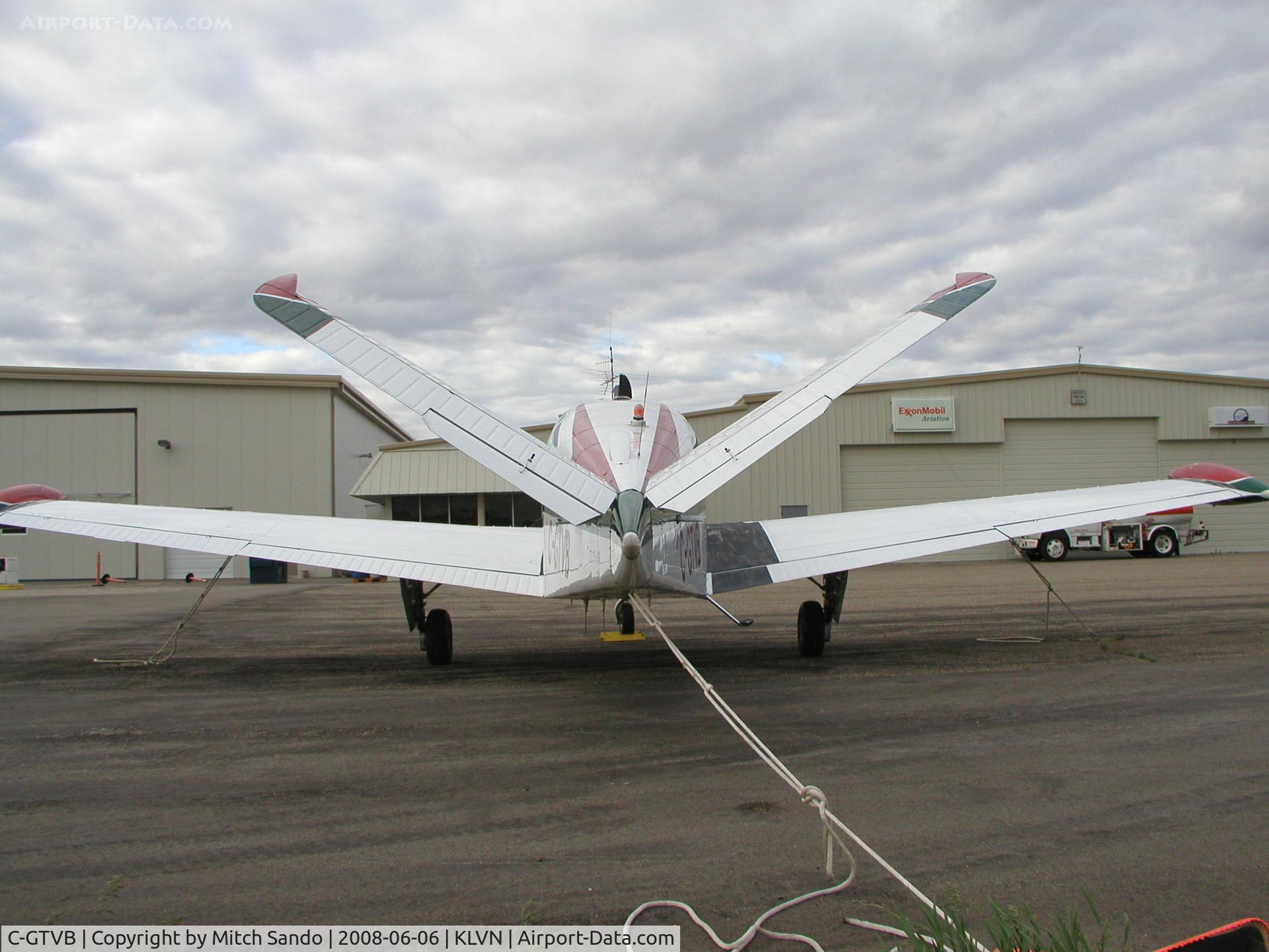 C-GTVB, 1973 Beech V35B Bonanza C/N D-9481, Parked on the ramp at Airlake.