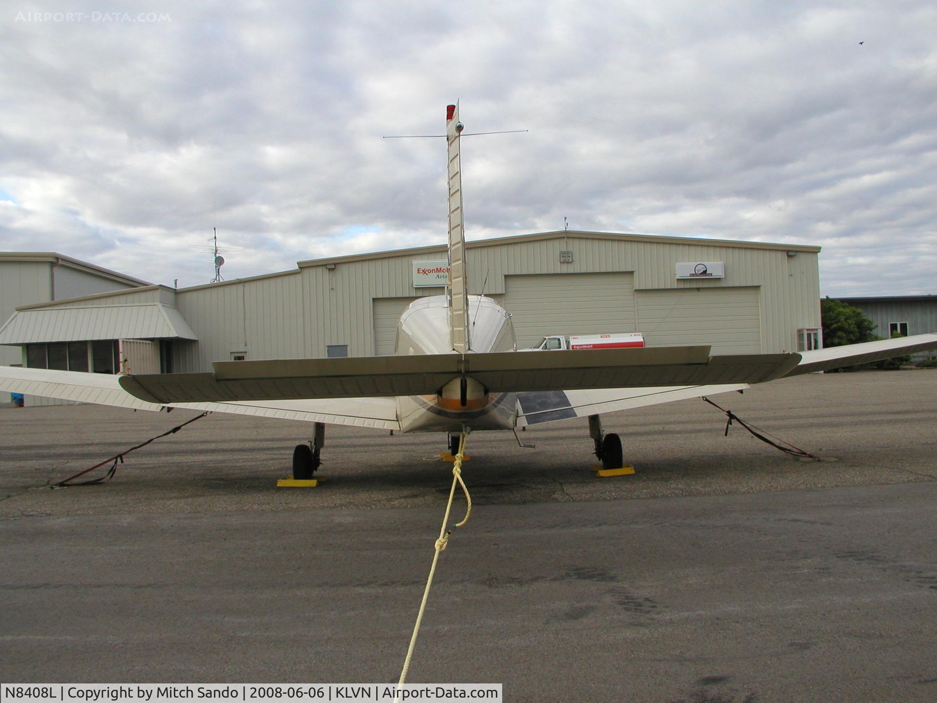 N8408L, 1981 Piper PA-28-161 Cherokee Warrior II C/N 28-8116261, Parked on the ramp at Airlake.