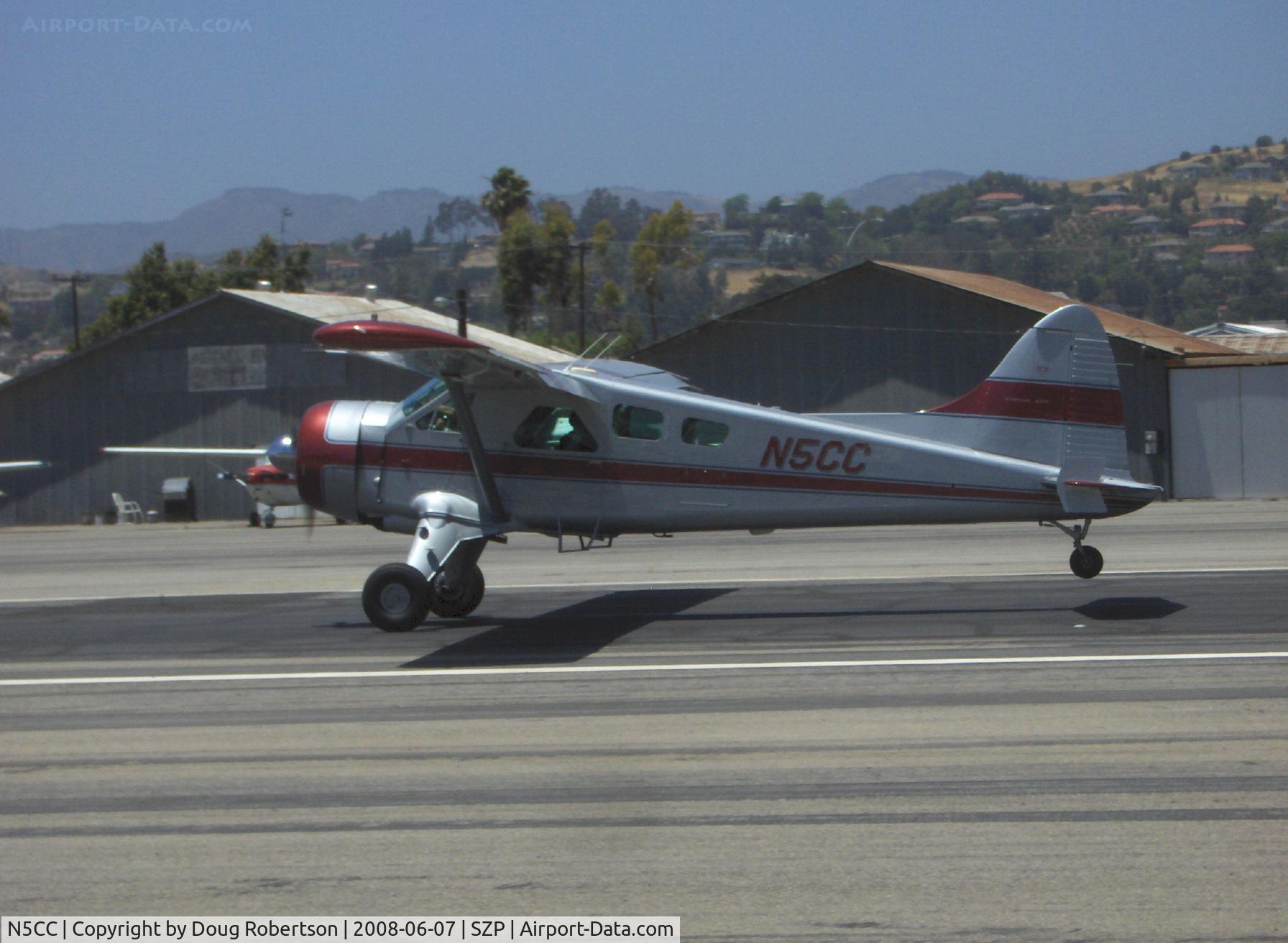 N5CC, 1956 De Havilland Canada DHC-2 Beaver C/N 1167, 1956 DeHavilland (Canada) DHC-2 BEAVER Remanufacture with many mods, Pratt & Whitney R-985 Wasp Jr. 450 Hp, takeoff roll Rwy 22-tail already up