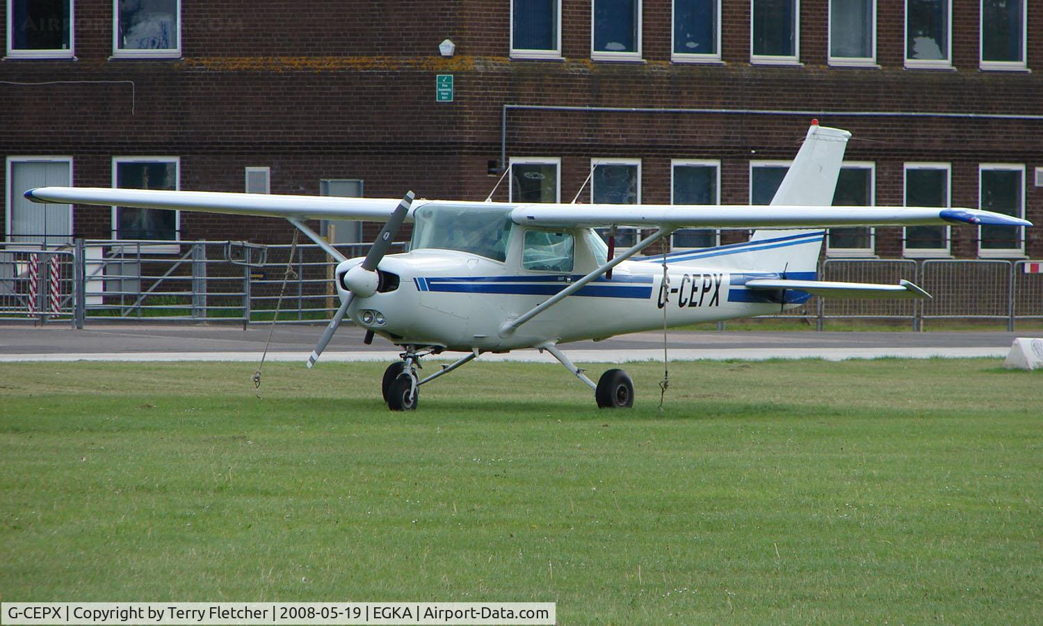 G-CEPX, 1983 Cessna 152 C/N 152-85792, A pleasant May evening at Shoreham Airport , Sussex , UK
