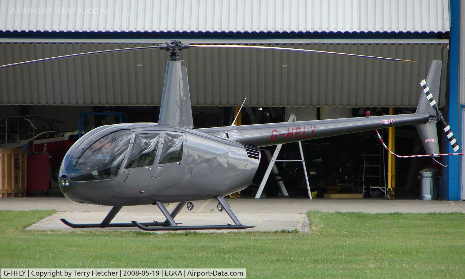 G-HFLY, 2007 Robinson R44  Raven II C/N 11876, A pleasant May evening at Shoreham Airport , Sussex , UK