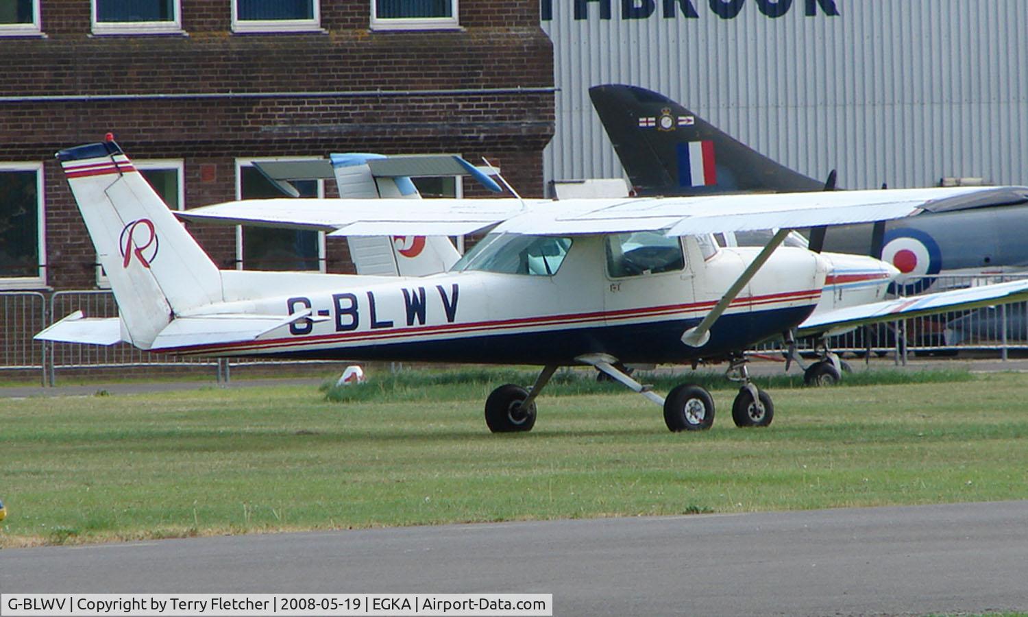 G-BLWV, 1981 Reims F152 C/N 1843, A pleasant May evening at Shoreham Airport , Sussex , UK