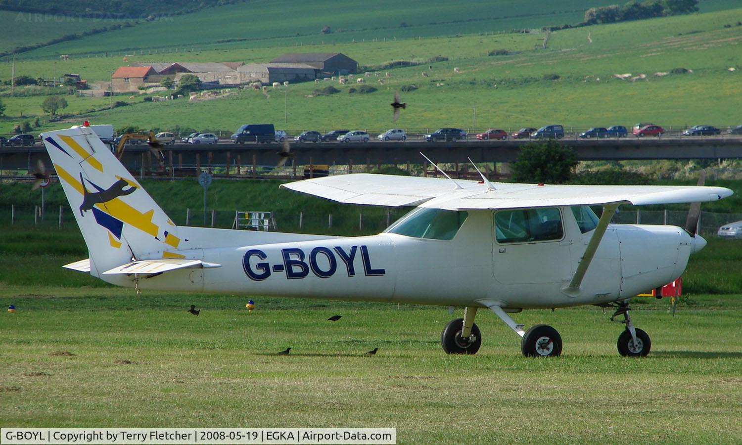 G-BOYL, 1980 Cessna 152 C/N 152-84379, A pleasant May evening at Shoreham Airport , Sussex , UK