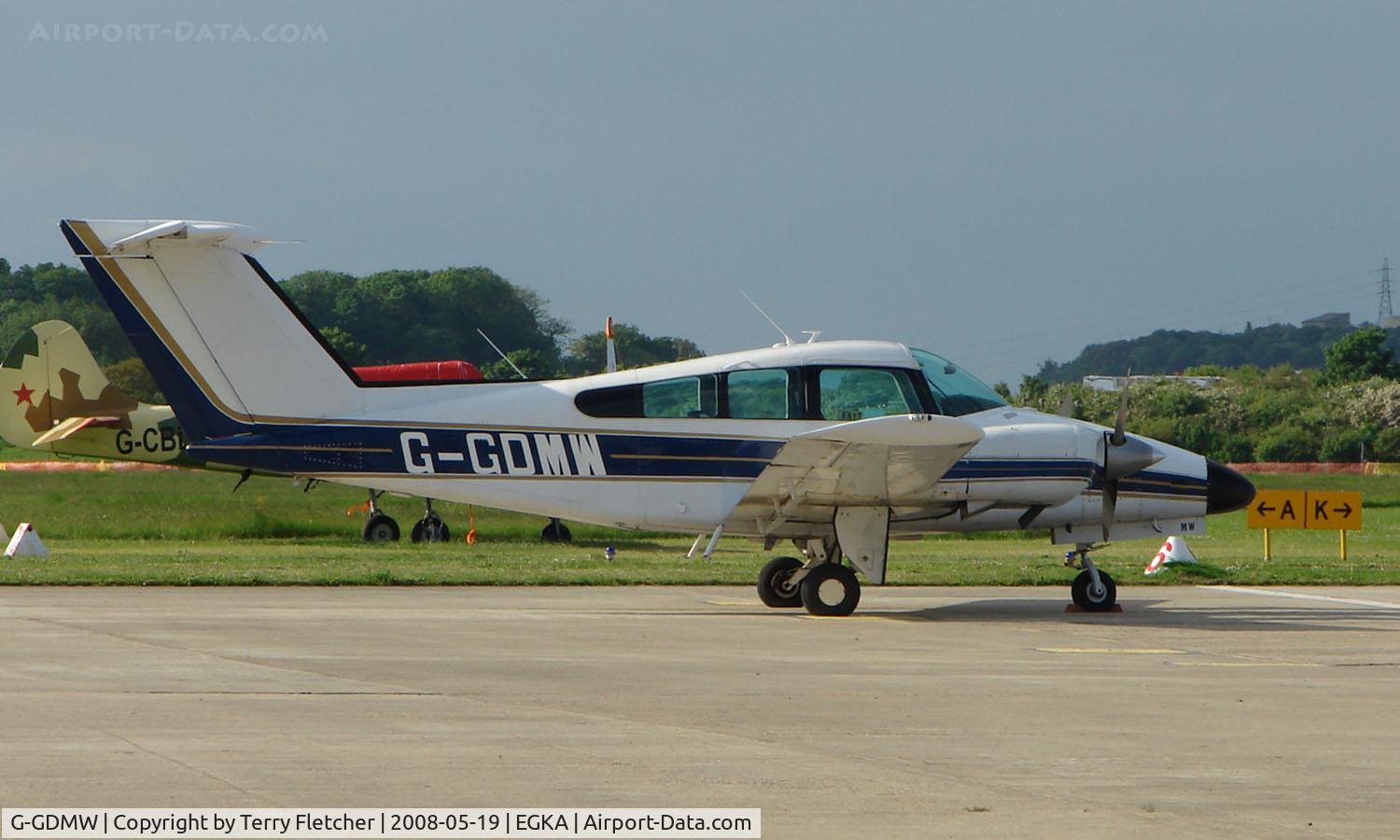 G-GDMW, 1980 Beech 76 Duchess C/N ME-316, A pleasant May evening at Shoreham Airport , Sussex , UK