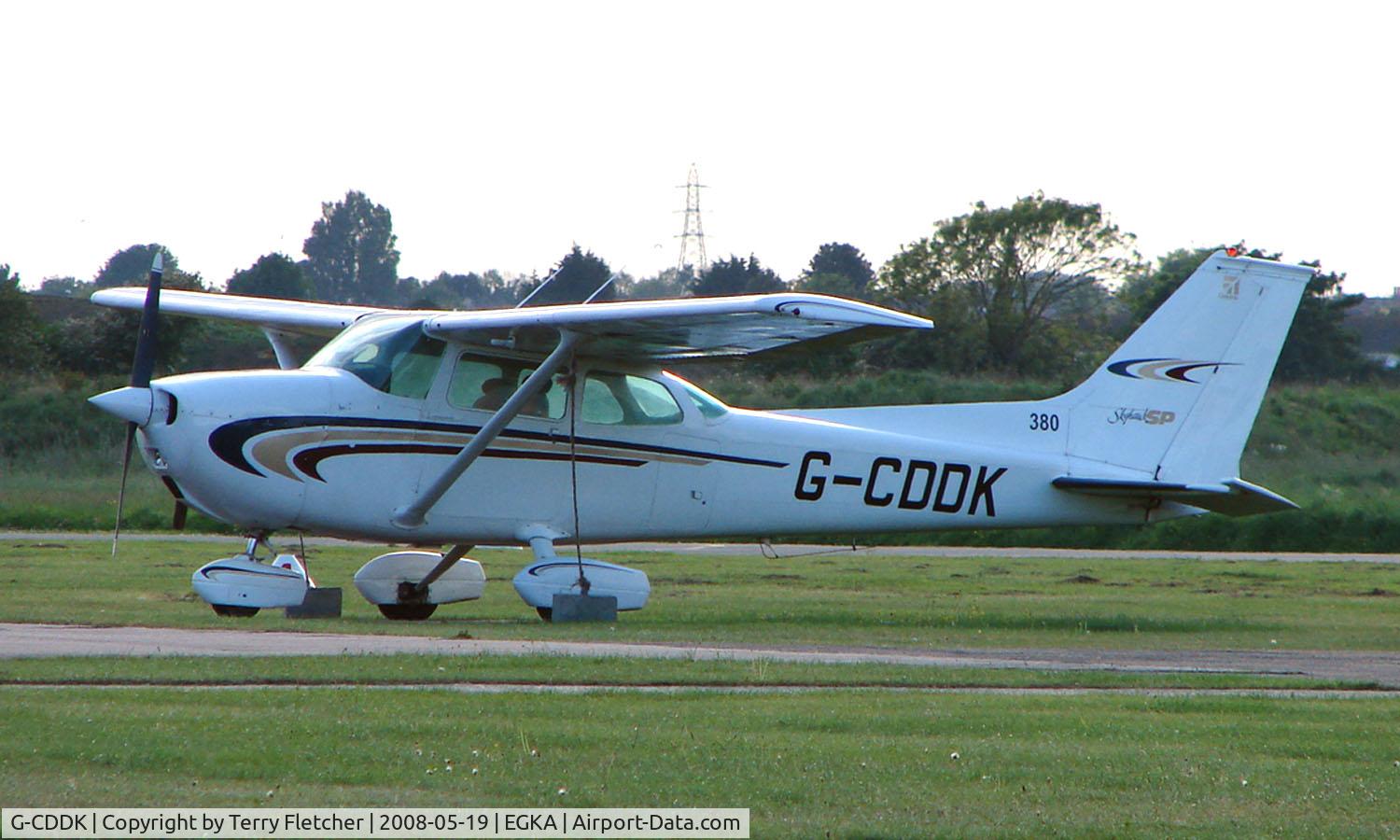 G-CDDK, 1974 Cessna 172M Skyhawk C/N 172-65258, A pleasant May evening at Shoreham Airport , Sussex , UK