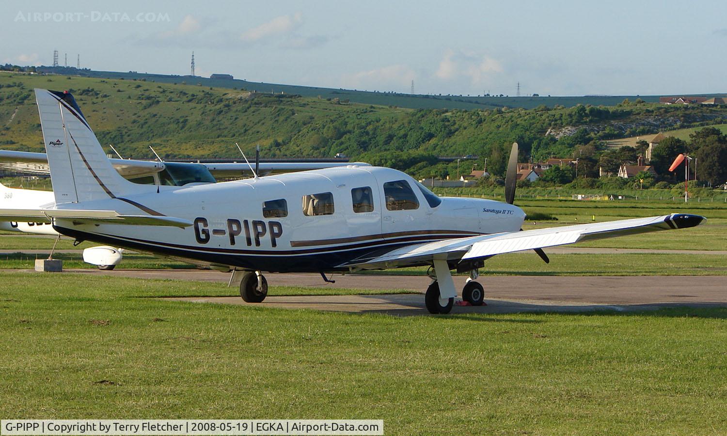 G-PIPP, 2007 Piper PA-32R-301T Turbo Saratoga C/N 3257454, A pleasant May evening at Shoreham Airport , Sussex , UK