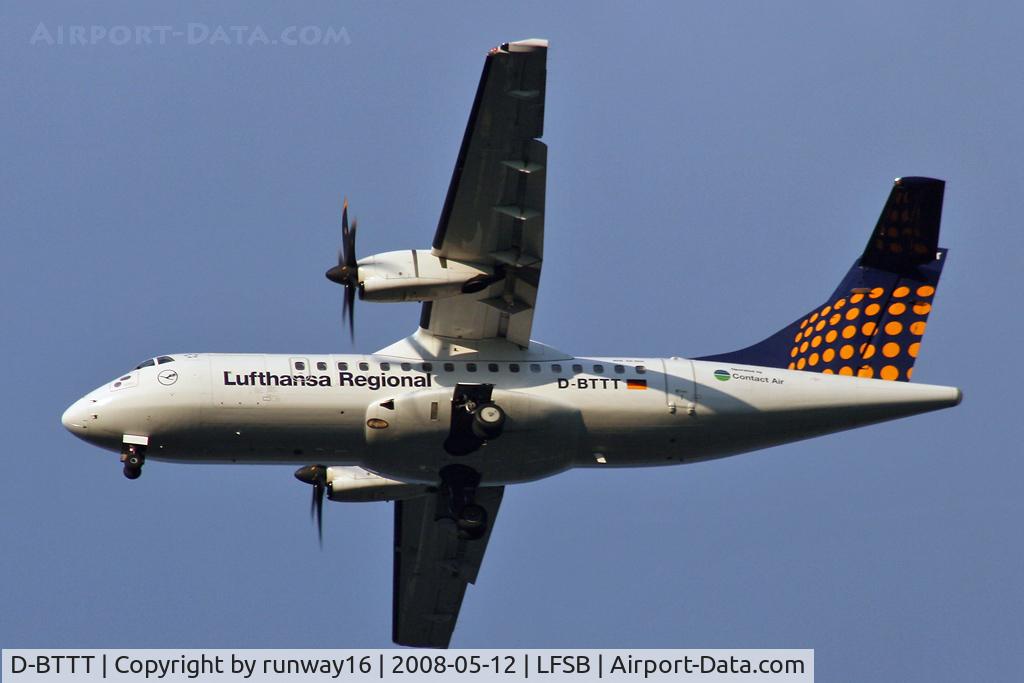 D-BTTT, 1999 ATR 42-500 C/N 603, Contact Air flying for LH landing rwy 34